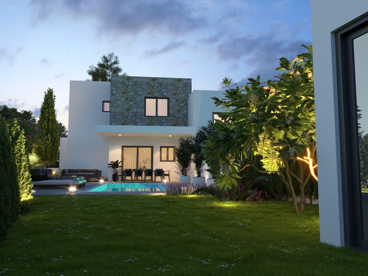 Semi Detached Villa For Sale  in  Peyia