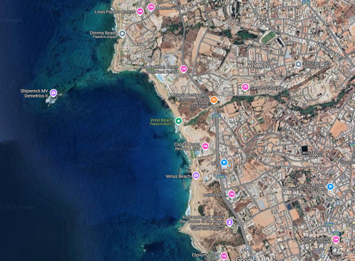 Kato Paphos - Tombs of The Kings Residential Land | DT2744