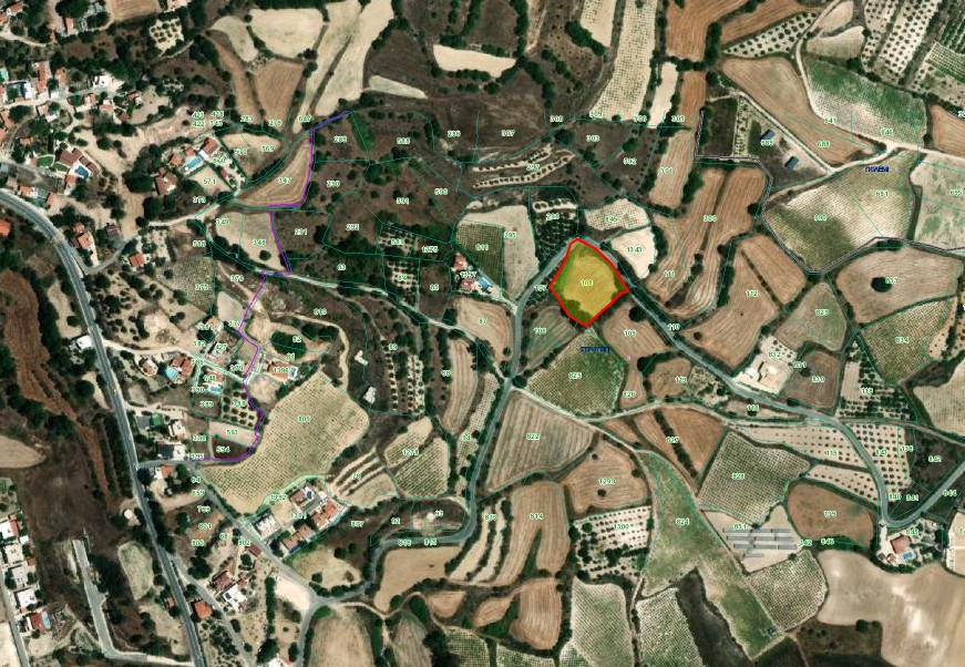 Stroumbi, Paphos Residential Land For Sale | DT2793