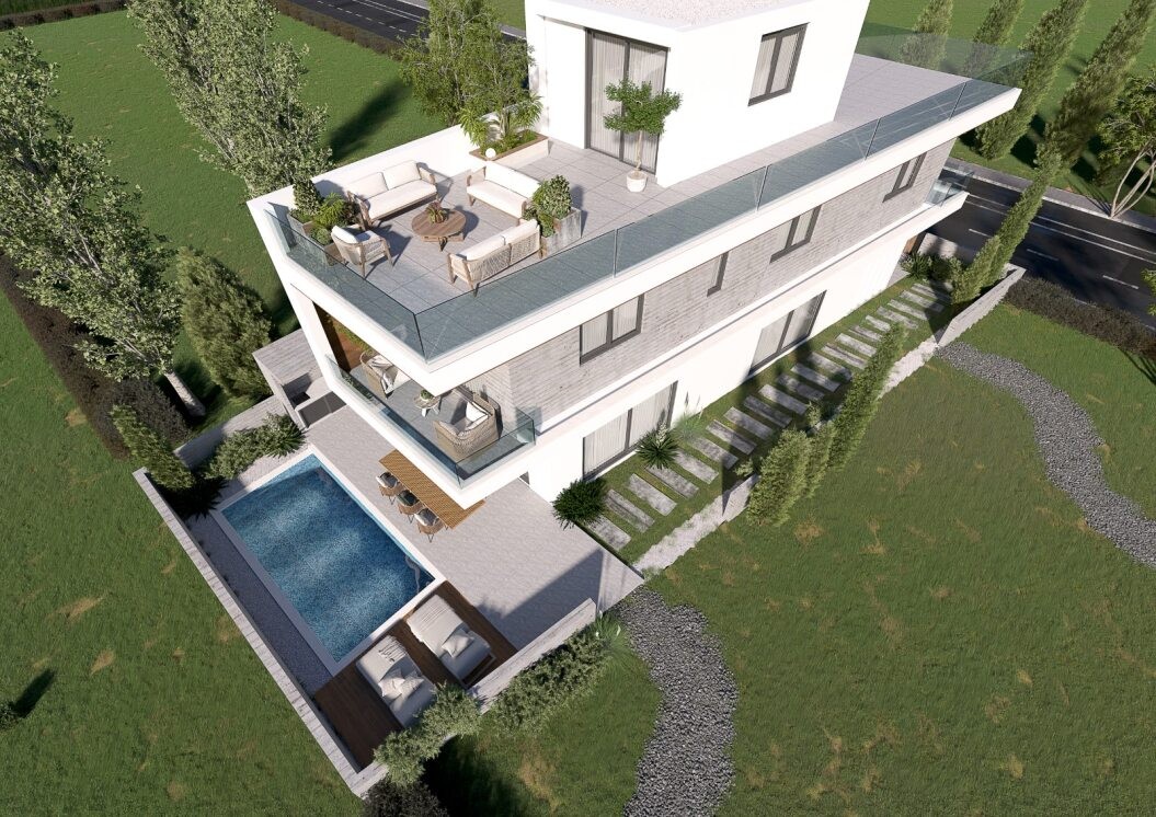 Detached Villa For Sale  in  Geroskipou