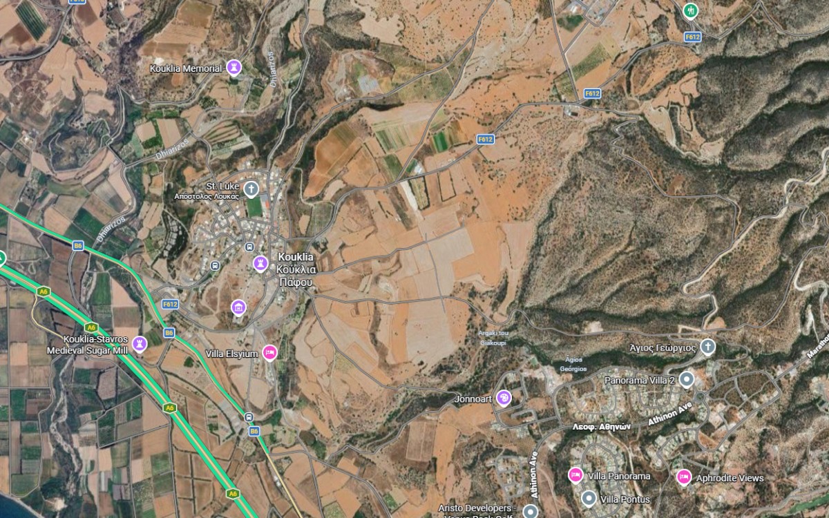 Kouklia, Paphos Residential Land For Sale | DT4861