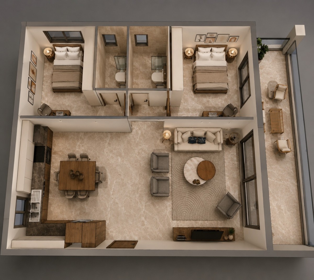 Geroskipou, Paphos Apartment For Sale | DT5311