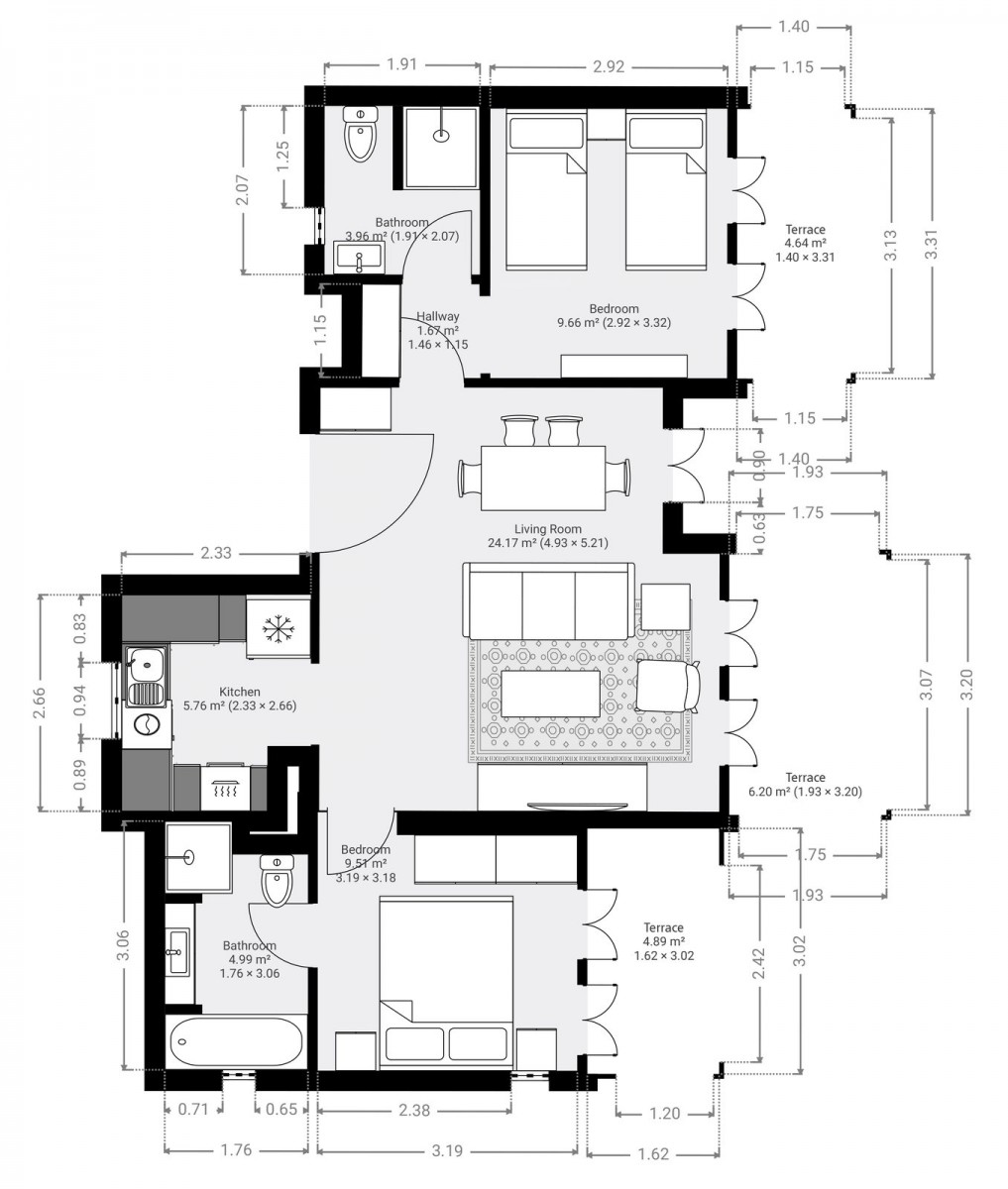 Ground Floor Apartment For Rent  in  Kouklia - Aphrodite Hills